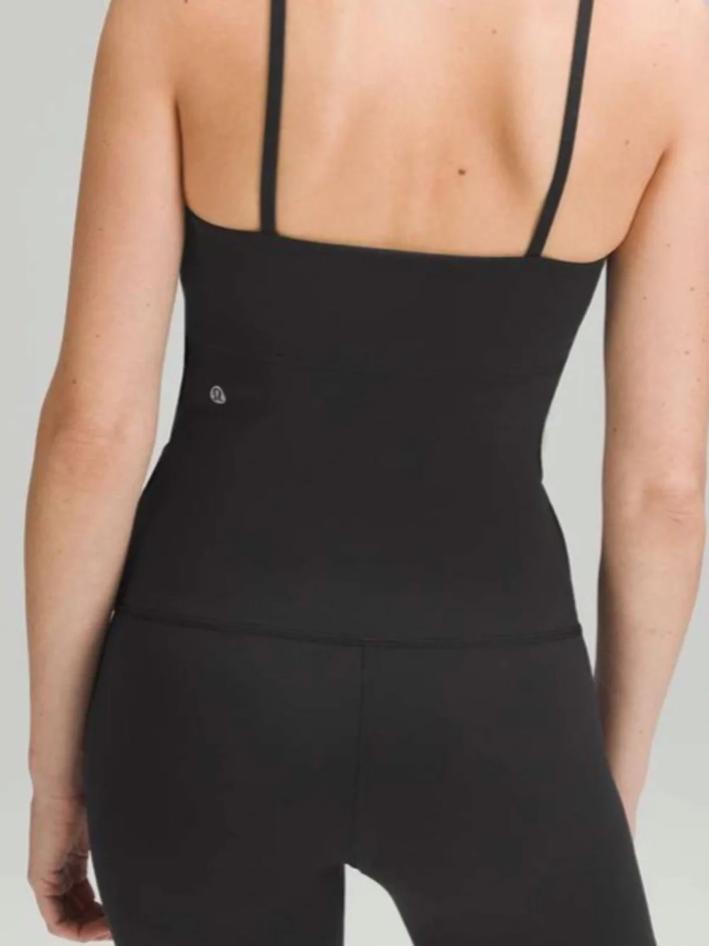 21. Size 2 LULULEMON Wunder Train Strappy Tank Top Black